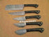 Custom Handmade Damascus Steel 5 Pieces Kitchen Chef Knives Set