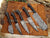 Custom Handmade Damascus Steel 5 Pieces Kitchen Chef Knives Set