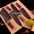 4 Pieces Handmade Damascus Steel Kitchen Chef Knives Set