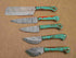 Custom Handmade Damascus Steel 5 Pieces Kitchen Chef Knives Set