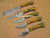 Custom Handmade Damascus Steel 5 Pieces Kitchen Chef Knives Set