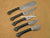 Custom Handmade Damascus Steel 5 Pieces Kitchen Chef Knives Set