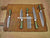 5 Pieces Handmade Damascus Steel Kitchen Chef Knives Set