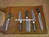 5 Pieces Handmade Damascus Steel Kitchen Chef Knives Set