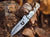 Custom Handmade Damascus Steel Hunting Knife