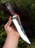 1085 High Carbon Steel Hand Forged Hunting Knife