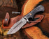 Beautiful Handmade Damascus Steel Hunting Knife