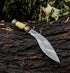 Custom Handmade Damascus Steel Kukri