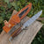 Handmade Damascus Steel Hunting Knife