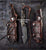 Hand Forged D2 Steel Pair Gut Hook Skinning knives