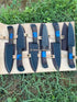 Custom hand Forged 6 Pieces J2 Steel Steak Knives Set