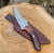 Custom Handmade Damascus Steel Skinning Knife