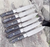 STEAK KNIFE SET 6 Pcs Handmade Steak Knives BBQ Steak Knives