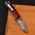 Custom Handmade Damascus Steel Folding Pocket Knife