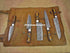 5 Pieces Handmade Damascus Steel Kitchen Chef Knives Set