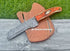 Custom Handmade Damascus Steel Full Tang Cowboy Bull Cutter Knife