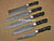 5 Pieces Handmade Damascus Steel Kitchen Chef Knives Set