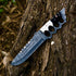 Beautiful Handmade Damascus Steel Hunting Knife