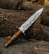 Damascus Hunting Dagger Knife