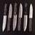 6 Pcs Custom Steak Knives BBQ Grilling knives Set