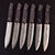 6 Pcs Custom Steak Knives BBQ Grilling knives Set