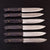 6 Pcs Custom Steak Knives BBQ Grilling knives Set