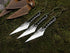 Forged Throwing Knife Set 3 pcs. Ninja Kunai Knives