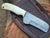 Custom Handmade Damascus Steel Full Tang Cowboy Bull Cutter Knife