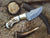 Custom Damascus Skinning Knife