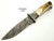 Damascus Hunting Knife