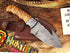 Handmade Damascus Skinning Knife