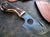 Custom Damascus Gut Hook Skinning knife