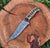 Custom Handmade Damascus Steel Hunting Knife