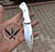 Hunting Knife -1075 Carbon Steel Steel Camping Knife - Bushcraft Knife - Survival Knife