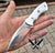 Hunting Knife -1075 Carbon Steel Steel Camping Knife - Bushcraft Knife - Survival Knife