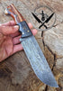 CUSTOM DAMASCUS Hunting Knife - Camping Knife - Damascus Steel Knife - Survival Knife