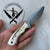 CUSTOM DAMASCUS Hunting Knife Stag Horn Handle - Camping Knife - Damascus Steel Knife -Damascus Bushcraft Knife