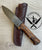 CUSTOM DAMASCUS Bushcraft Knife Chestnut Handle - Made- Camping Knife - Damascus Steel Knife -Damascus Hunting Knife