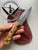 CUSTOM DAMASCUS Hunting Knife Chestnut Handle - Camping Knife - Damascus Steel Knife - Survival Knife