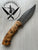 CUSTOM DAMASCUS Hunting Knife Chestnut Handle - Camping Knife - Damascus Steel Knife - Survival Knife