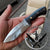 Hunting Knife 1075 Carbon Steel and Compact Fiber Handle - Camping Knife - Bushcraft Knife - Survival Knife