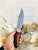 Custom Handmade Damascus Hunting Knife