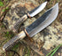 Bushcraft Knives Hand Forged 1075 Carbon Steel Stag Horn Handle - Camping Knife - Hunting Knife - Survival Knife - Bowie Knife