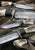 Bushcraft Knife 1075 Carbon Steel Stag Horn Handle - Camping Knife - Hunting Knife - Survival Knife