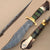 Custom Handmade Damascus Bowie Knife