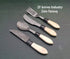 Custom Damascus 4 pieces Cutlery Set