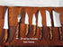 D-2 Steel 7 Pieces Chef Knives Set