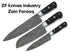 Custom Damascus 3 Pieces Kitchen Chef Knives Set