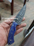 Custom Damascus Hand Forge Skinning Knife