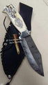 Screemshaw Custom Damascus Skinning Knife